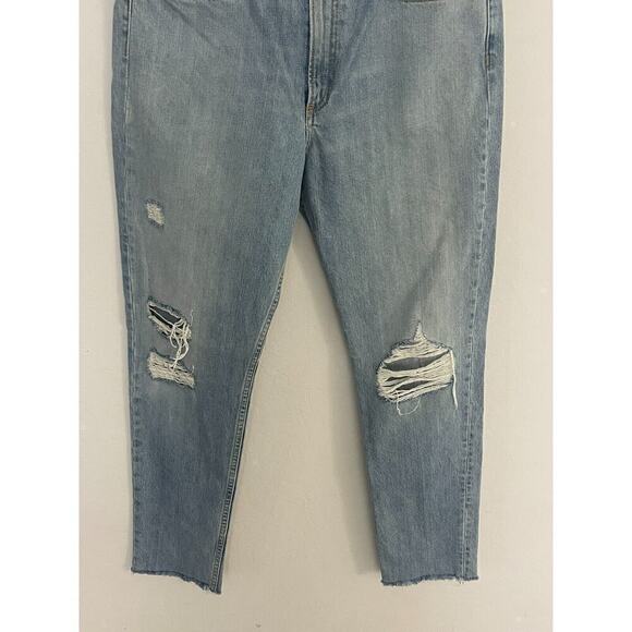 Rag & Bone Jeans 31 Marilyn Union Pool Light Wash Distressed Womens Denim $295 - Picture 5 of 14